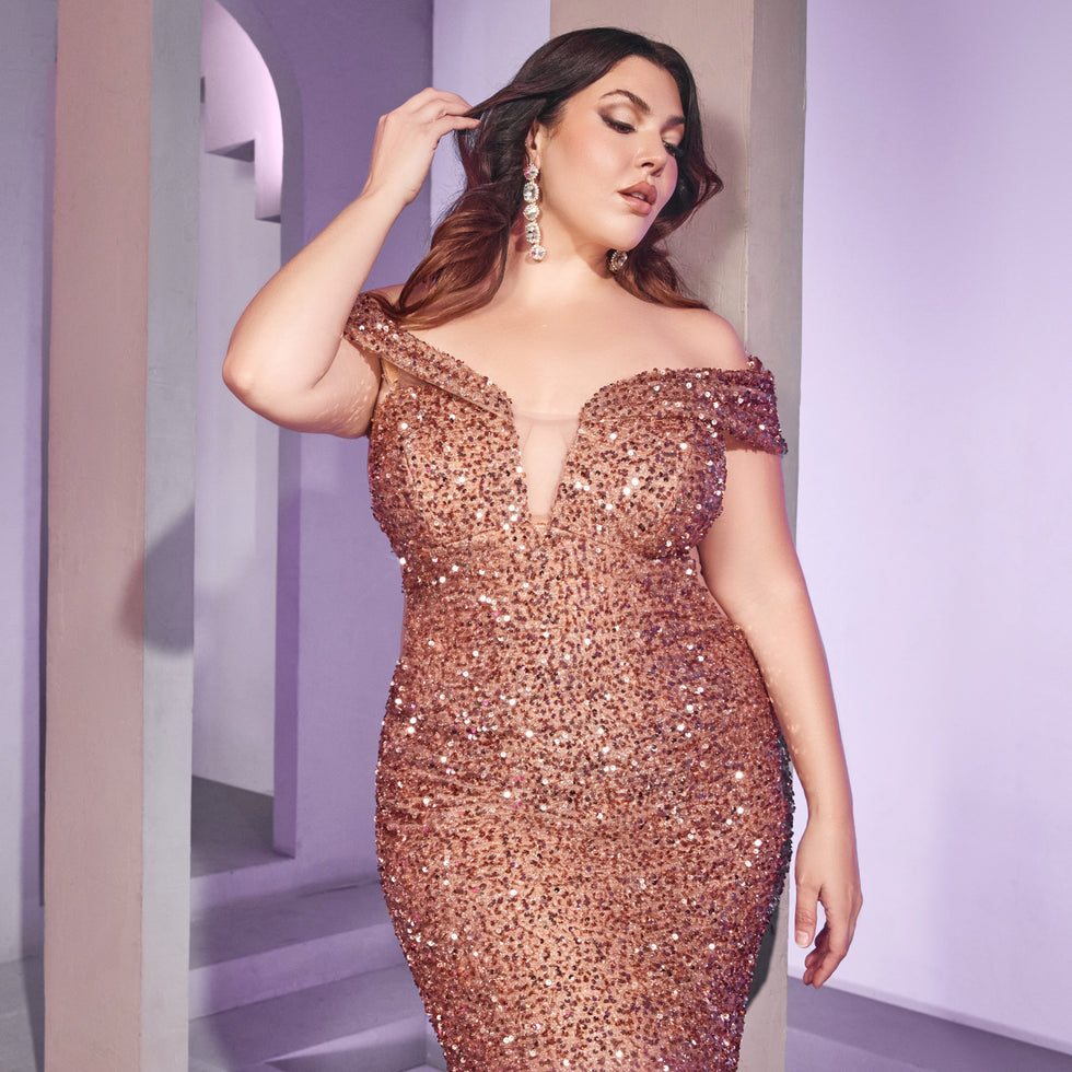 Plus Size Sequins