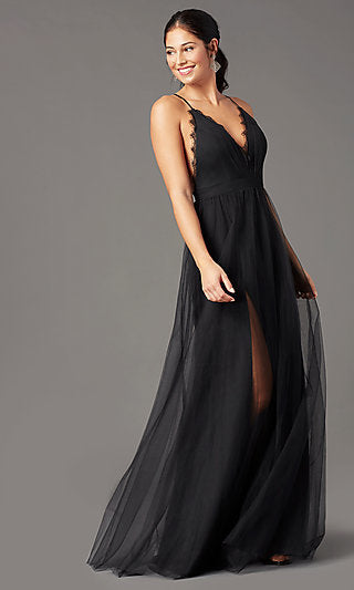 Long Sleeve Short Black Sequin Party Dress - PromGirl Black/Gold / 12