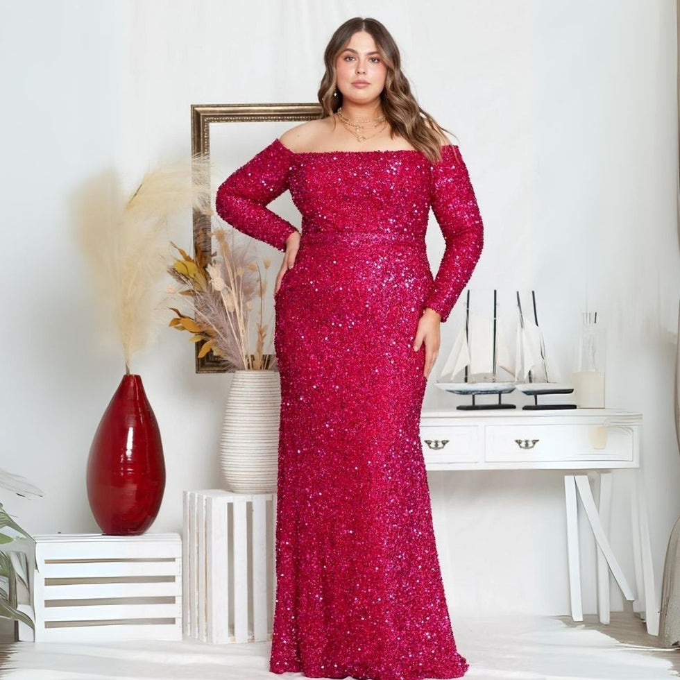 Plus Size Pink Dresses