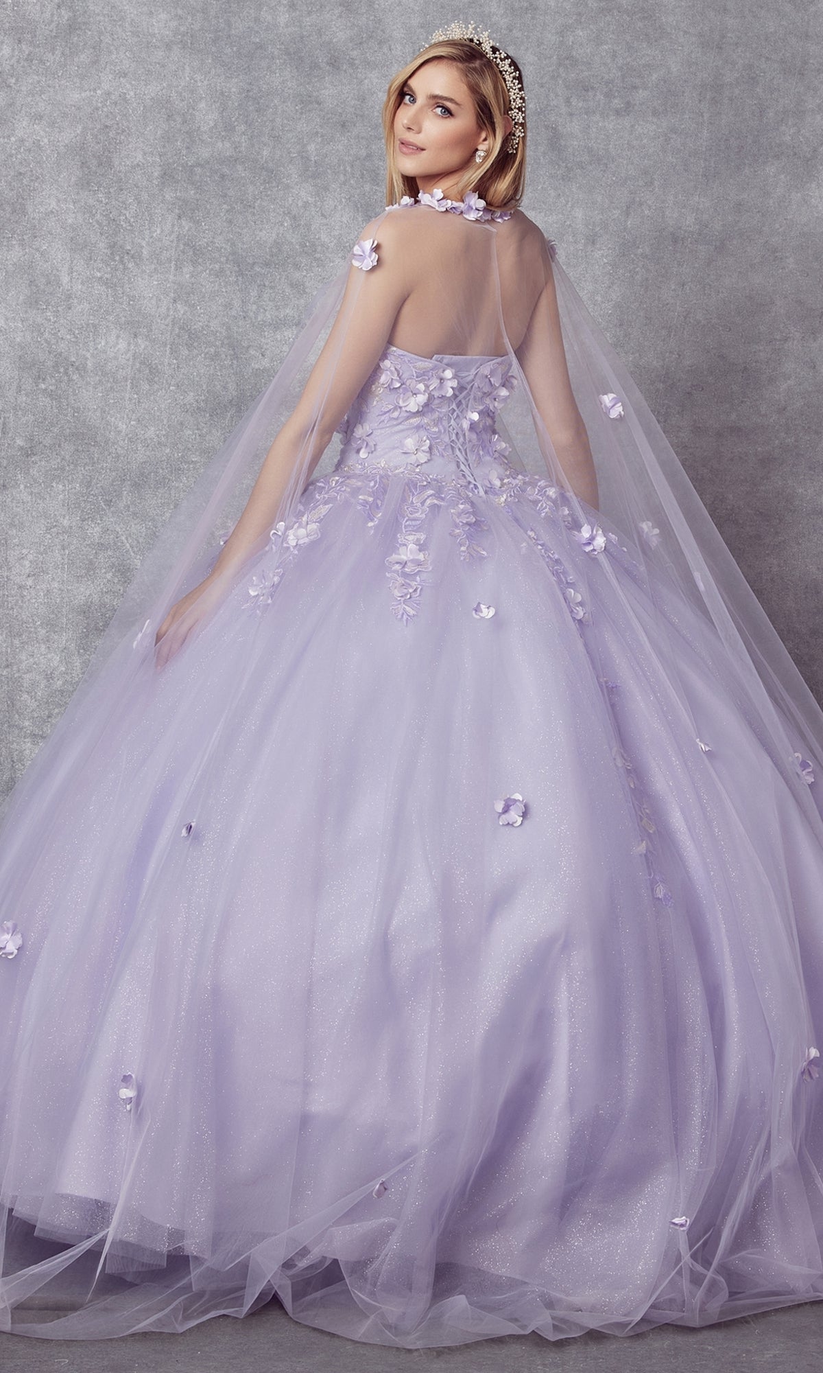 Juliet 1435 Strapless Ball Gown Quinceañera Dress