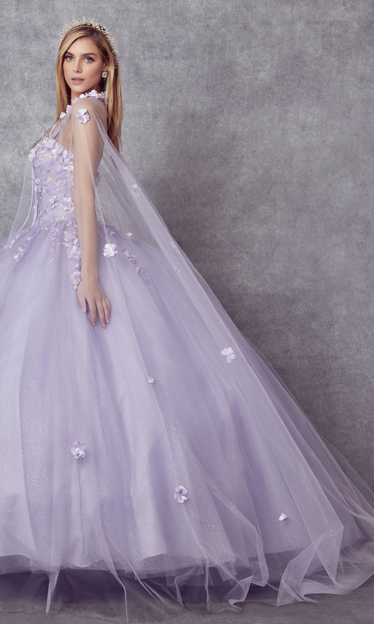 Juliet 1435 Strapless Ball Gown Quinceañera Dress