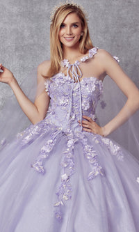 Juliet 1435 Strapless Ball Gown Quinceañera Dress