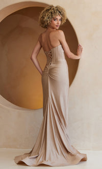 Strapless Long Prom Dress: Amelia Couture AG0110