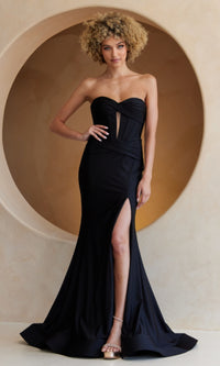 Strapless Long Prom Gown: Amelia Couture AG0113