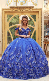 Juliet 1447 Off-the-Shoulder Quinceañera Dress