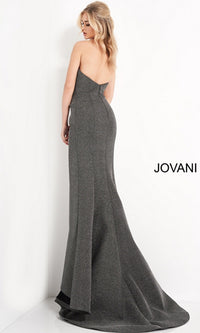 Jovani grey prom dress best sale