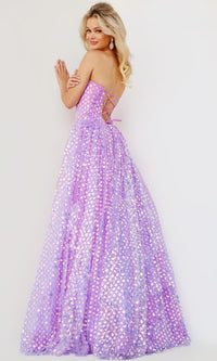 Jovani Strapless Sweetheart Long Prom Dress 08605