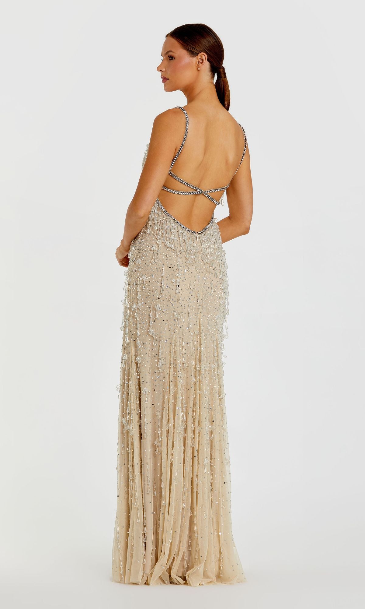 Nude Formal Evening Gown: Mac Duggal 10101