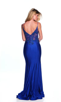 Long Prom Dress: Dave & Johnny A10442