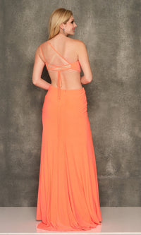 Dave and Johny One-Shoulder Long Prom Dress 10974