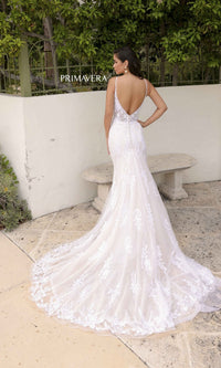 Long Wedding Dress 11103 by Primavera