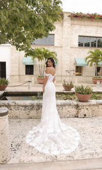 Long Wedding Dress 11104 by Primavera