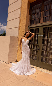 Long Wedding Dress 11105 by Primavera