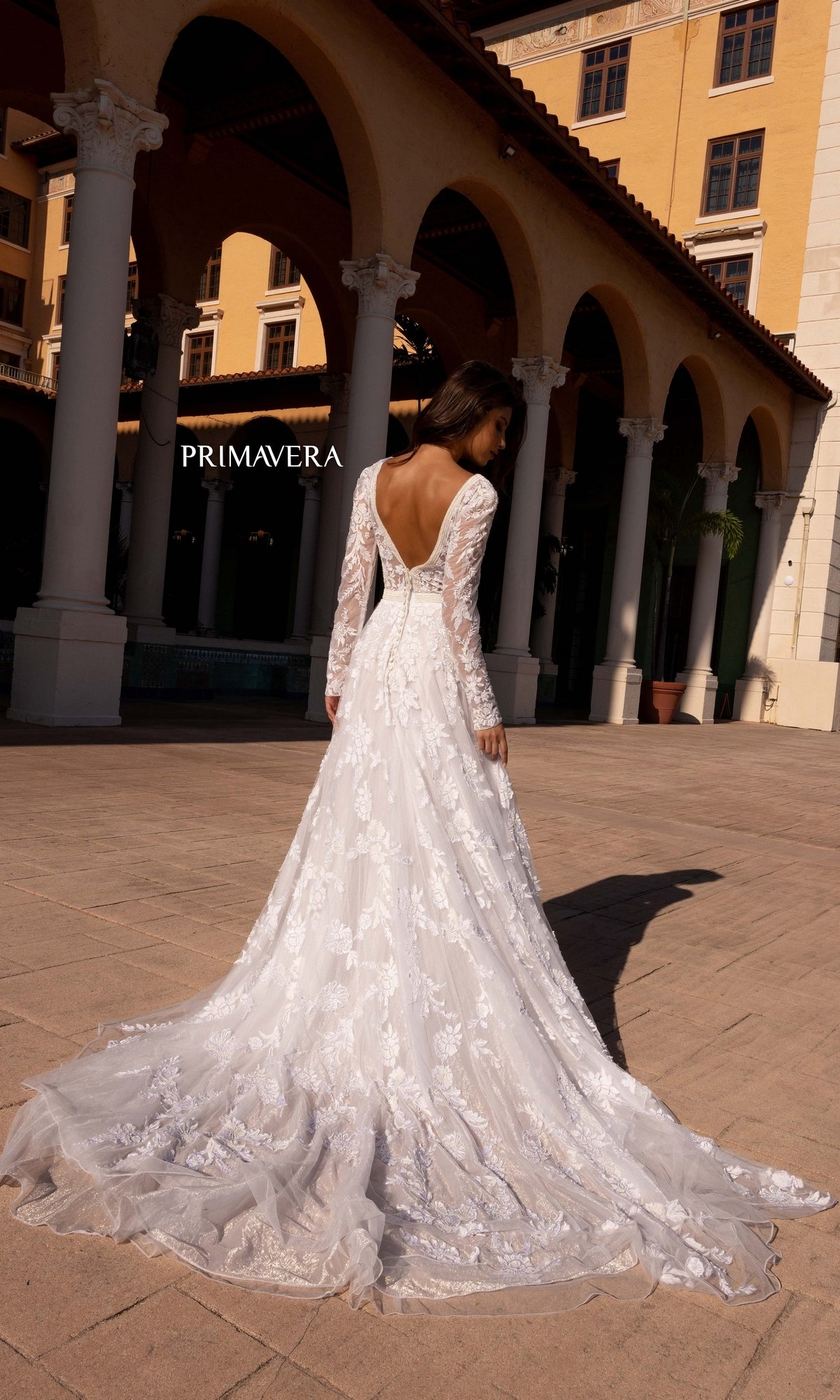 Long Wedding Dress 11111 by Primavera