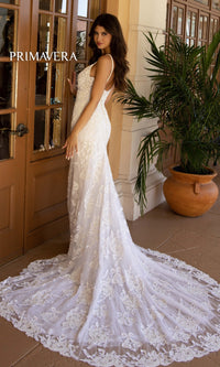 Long Wedding Dress 11112 by Primavera