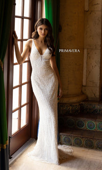 Long Wedding Dress 11119 by Primavera