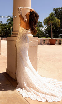 Long Wedding Dress 11131 by Primavera