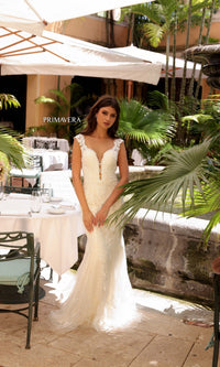 Long Wedding Dress 11133 by Primavera