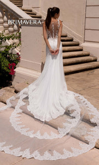 Long Wedding Dress 11139 by Primavera