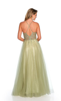 Dave and Johnny Long Prom Ball Gown 11202