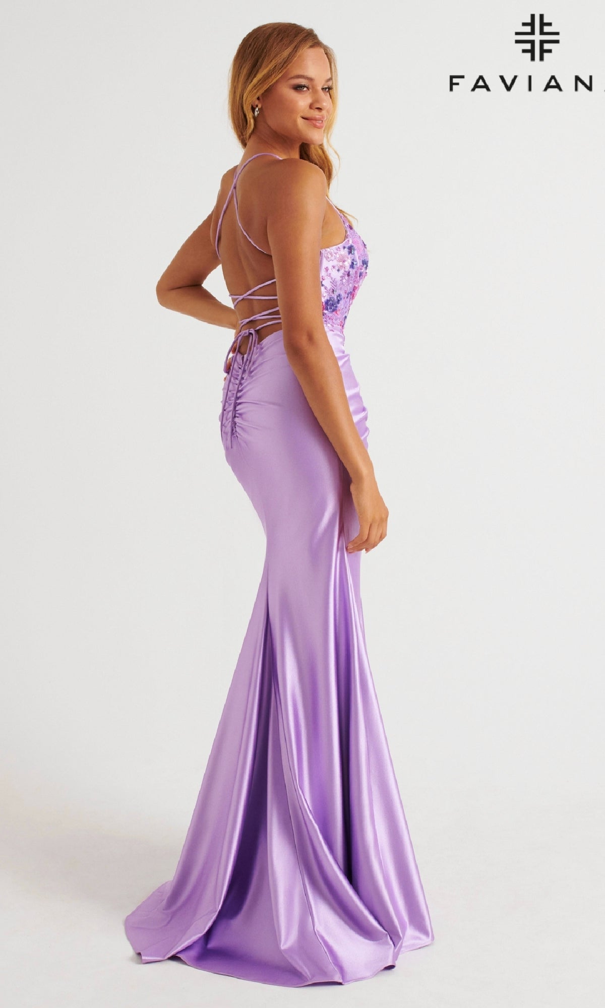 Long Prom Dress: Faviana 11252