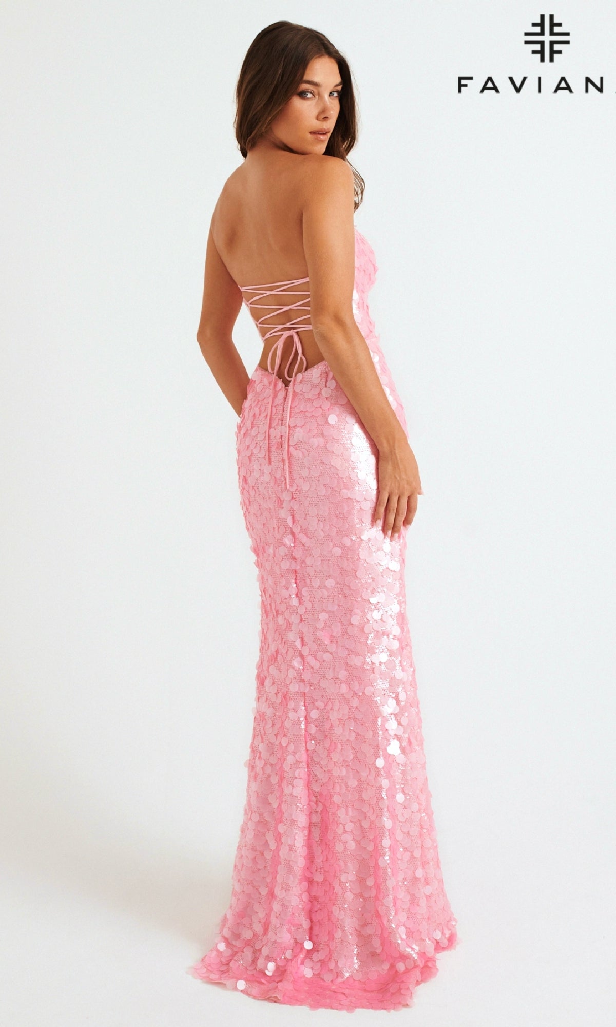 Long Prom Dress: Faviana 11258