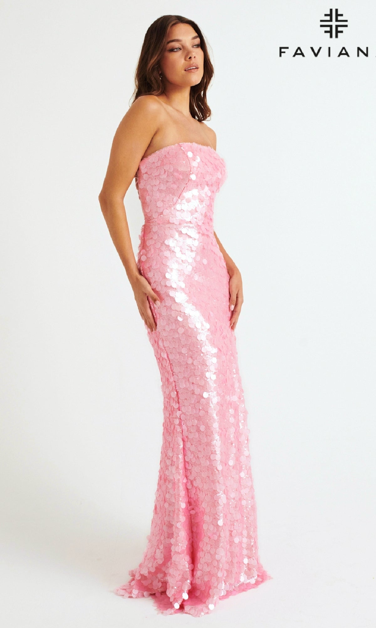 Long Prom Dress: Faviana 11258