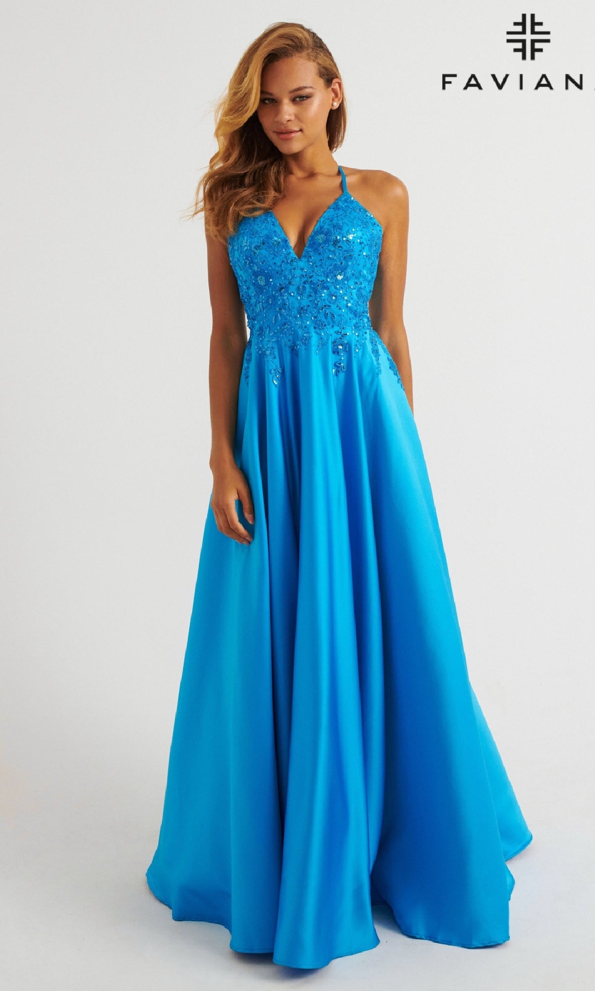 Long Prom Dress: Faviana 11260