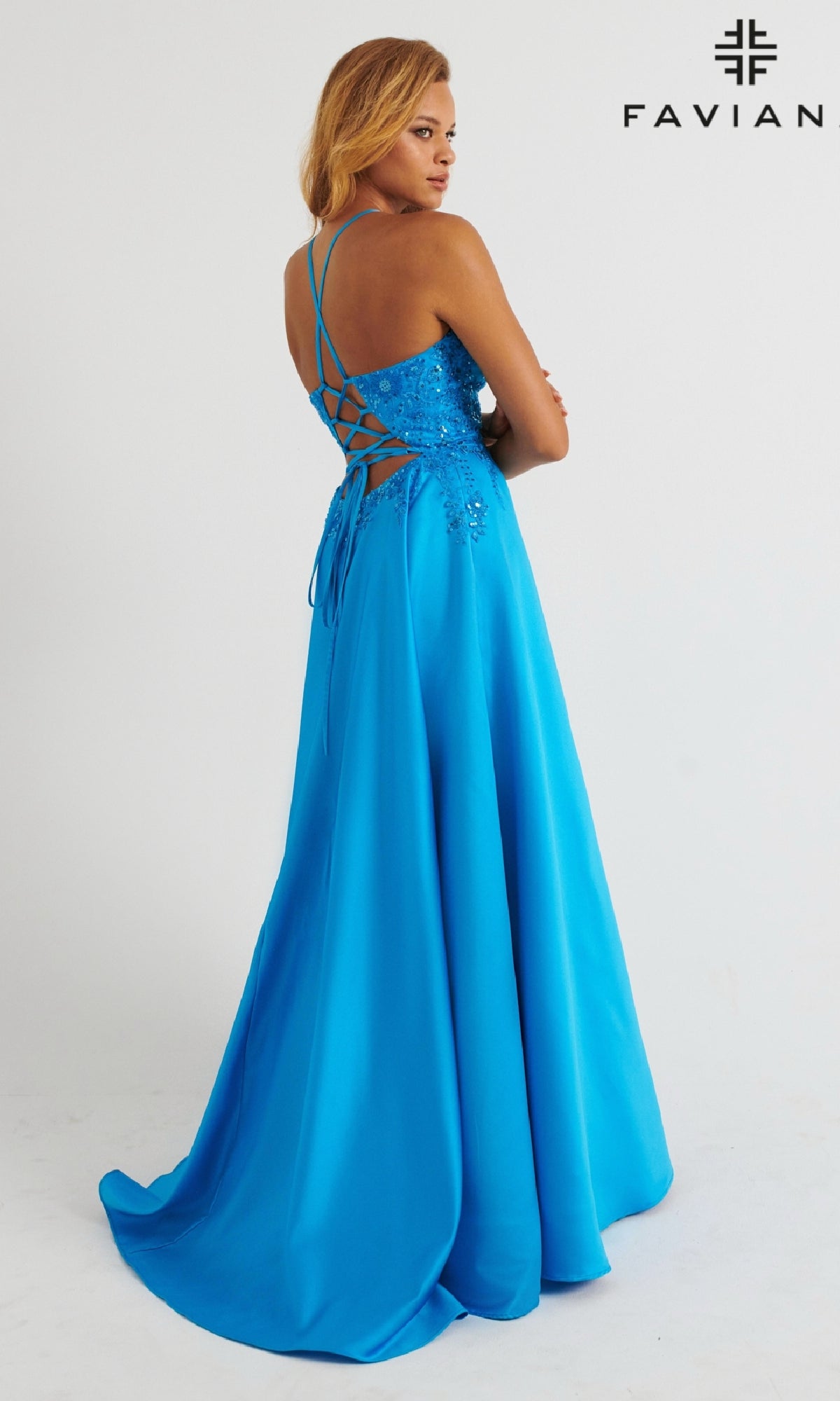 Long Prom Dress: Faviana 11260