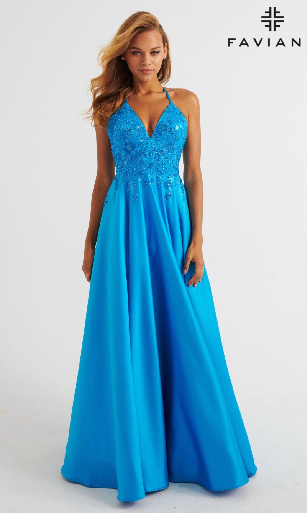 Long Prom Dress: Faviana 11260