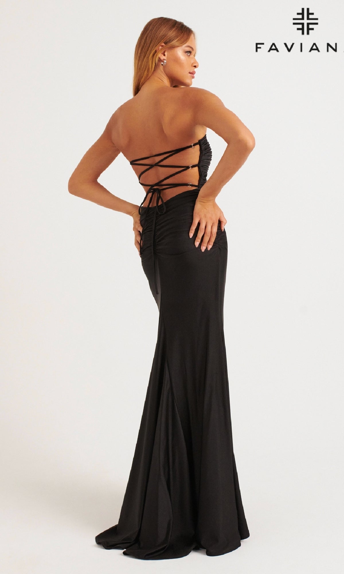 Long Prom Dress: Faviana 11266