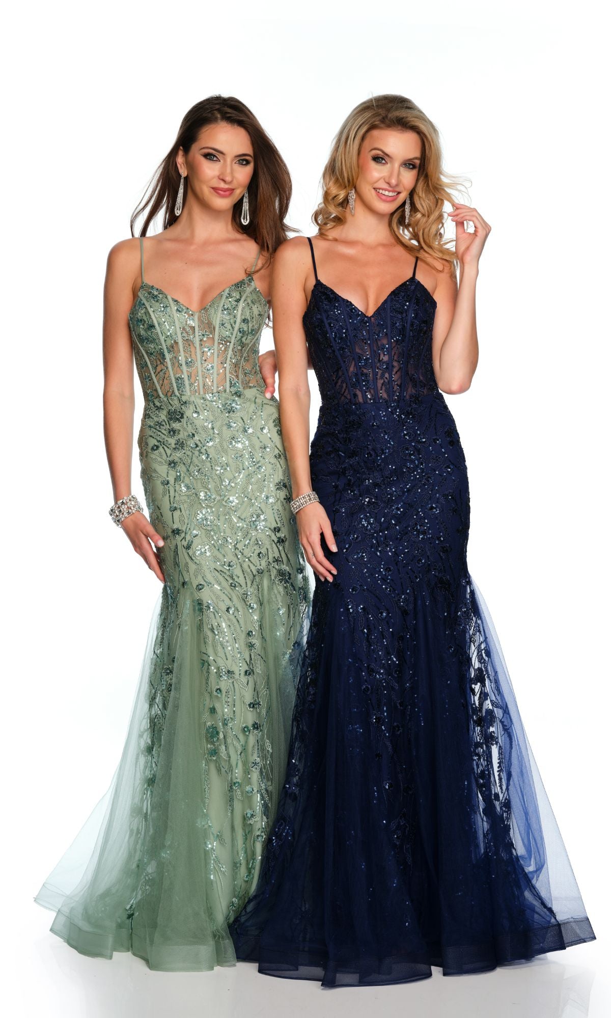 Dave & Johnny Long Prom Dress 11658