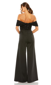 Mac Duggal 11667 Black Formal Jumpsuit PromGirl