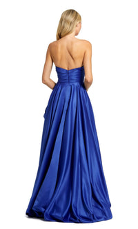 Strapless Balloon Prom Dress: Mac Duggal 11685