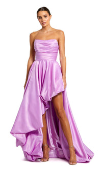 Strapless Balloon Prom Dress: Mac Duggal 11685