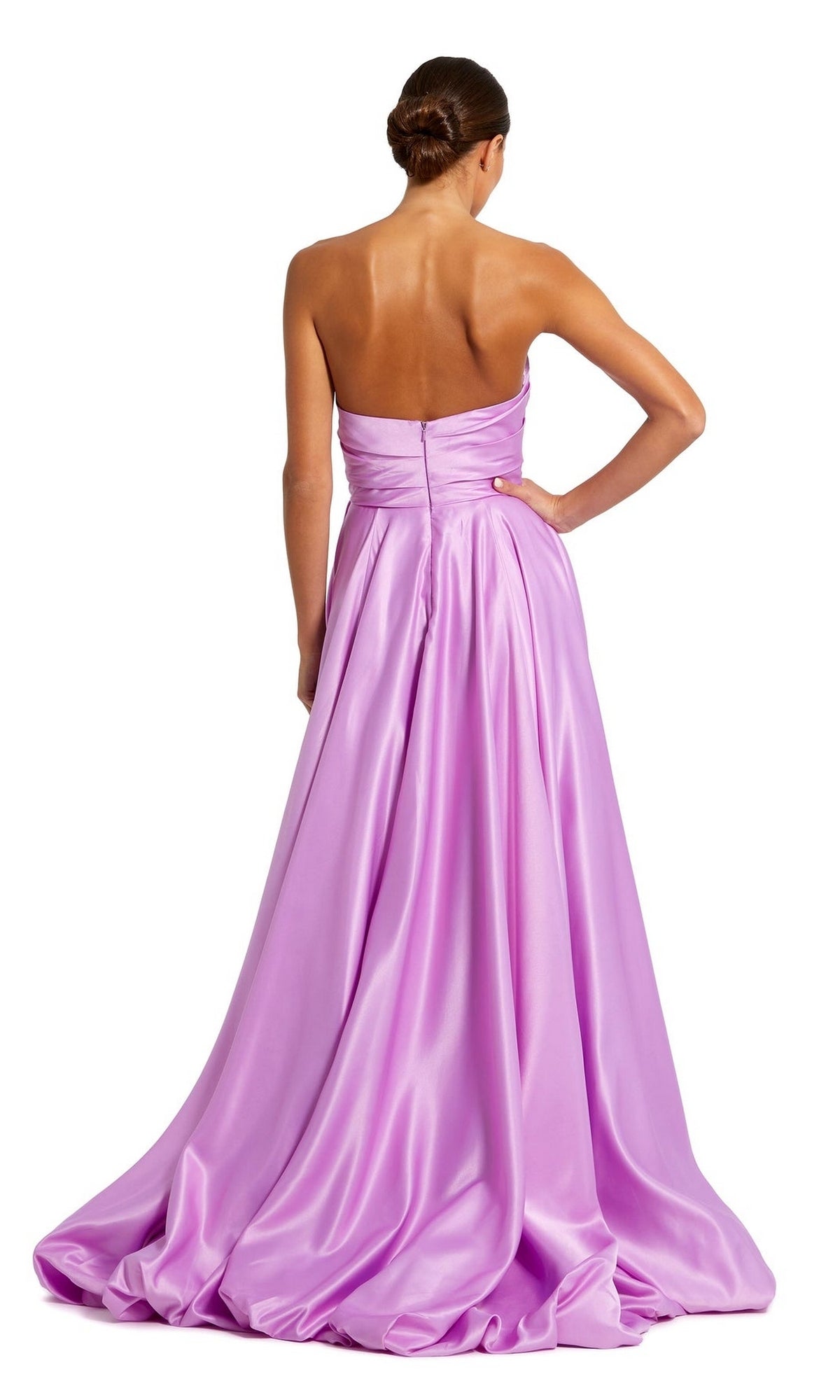 Strapless Balloon Prom Dress: Mac Duggal 11685