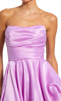 Strapless Balloon Prom Dress: Mac Duggal 11685