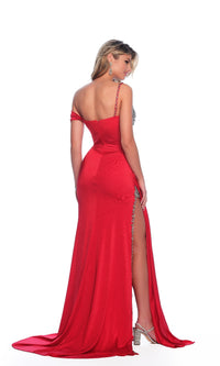 Long Red Prom Dress: Dave & Johnny 11728