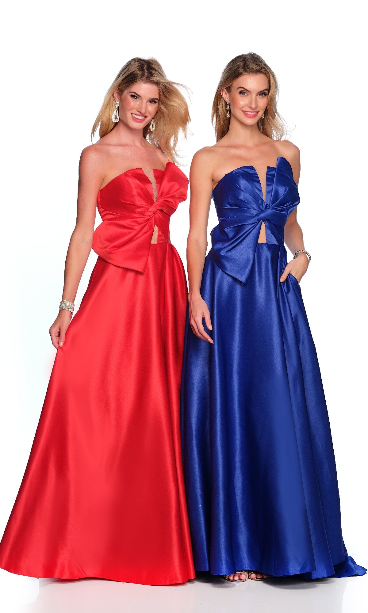 Long Prom Dress: Dave & Johnny 11850