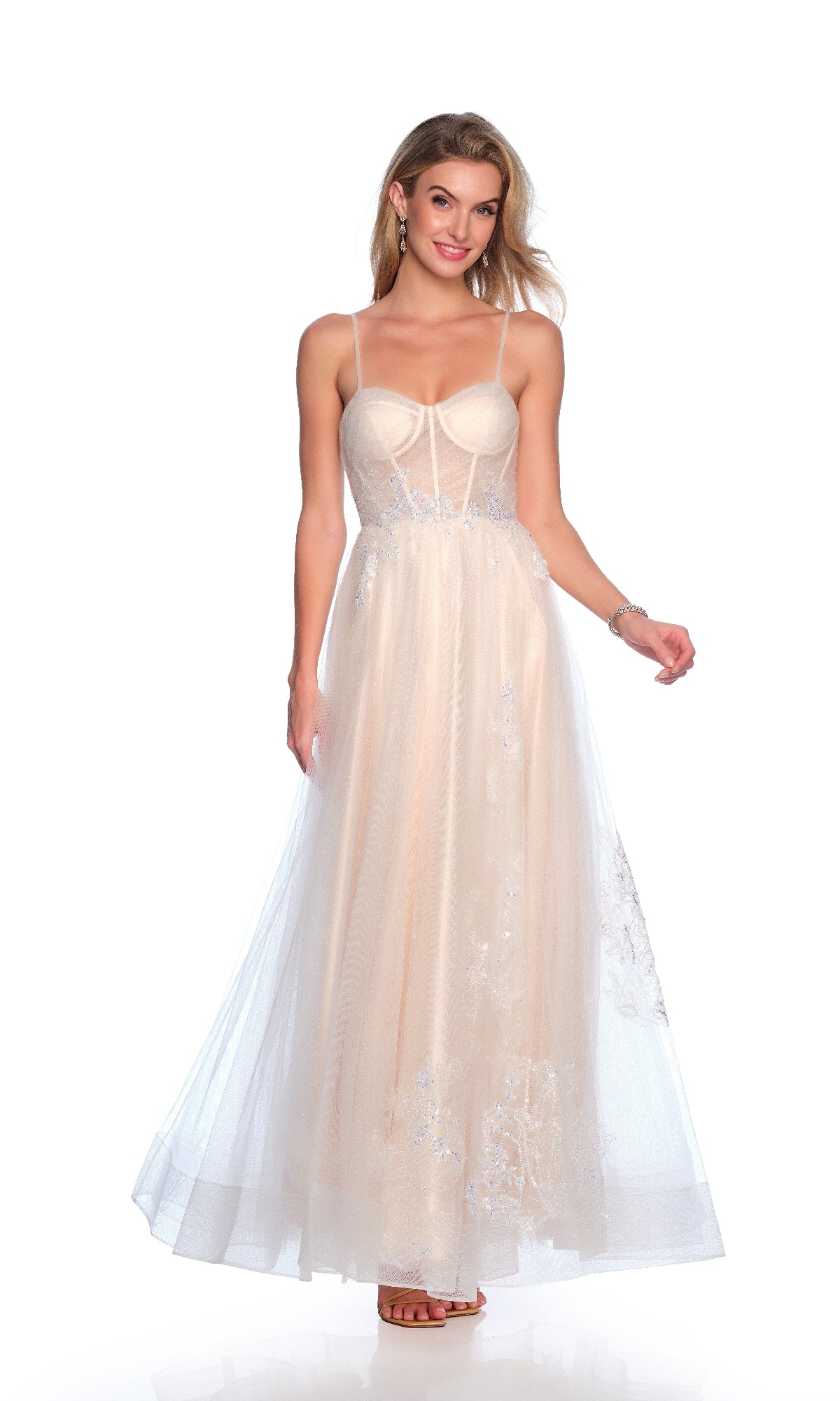 Long Prom Dress: Dave and Johnny 11855