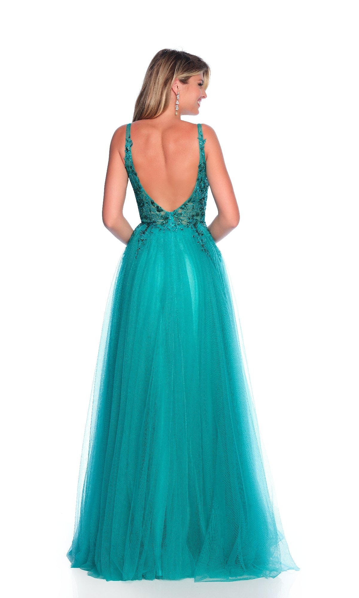 Long Prom Dress: Dave and Johnny 12027