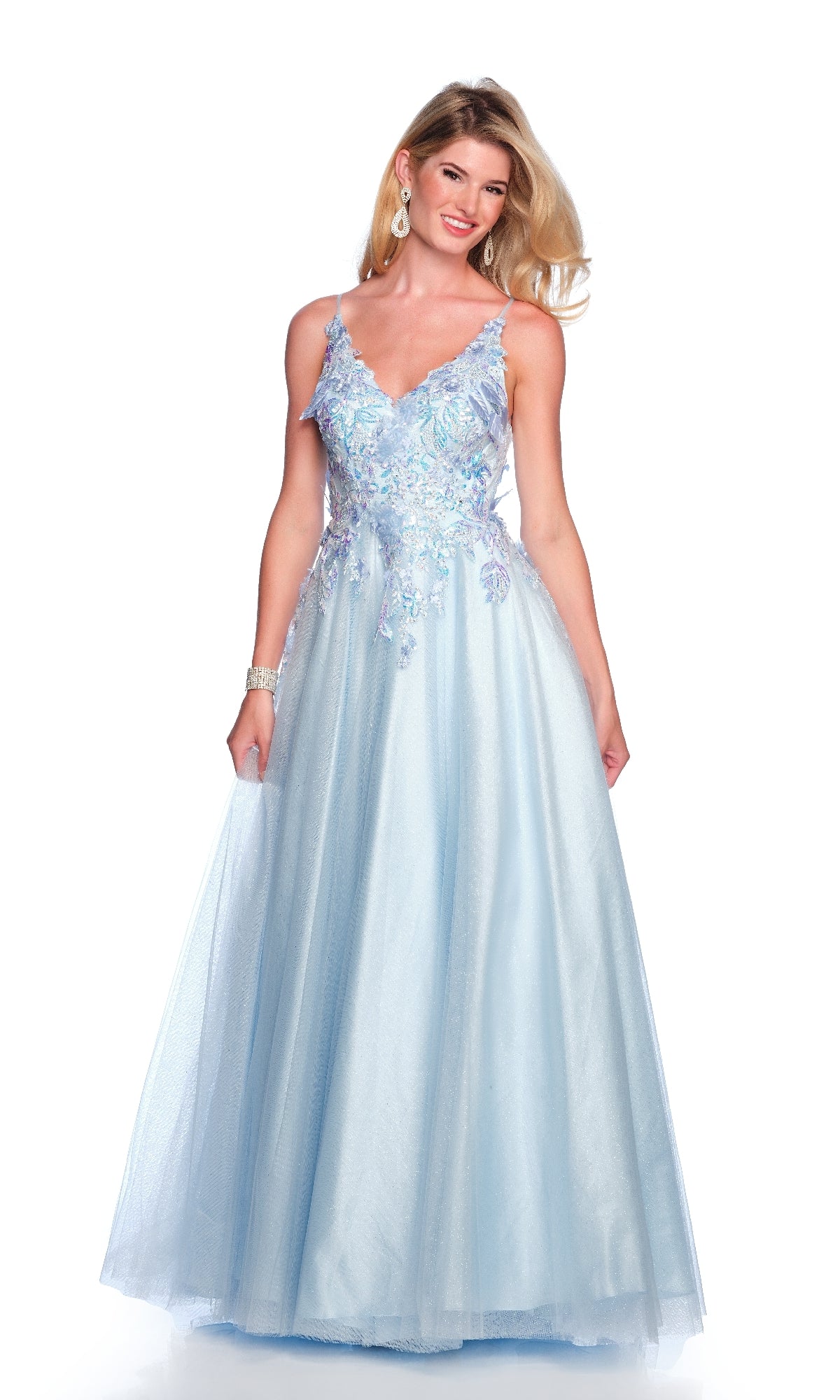 Long Prom Dress: Dave and Johnny 12063