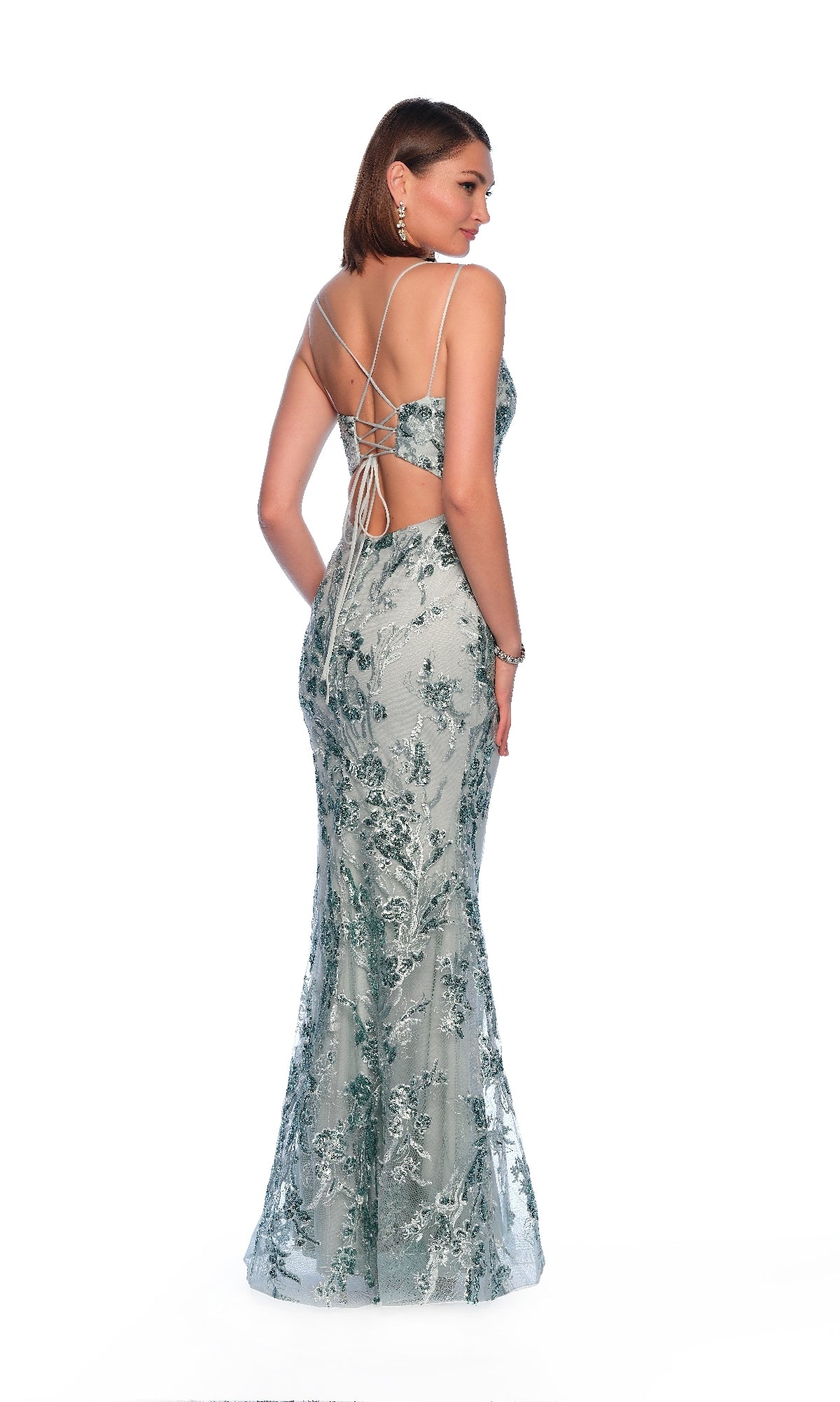 Long Prom Dress: Dave and Johnny 12089