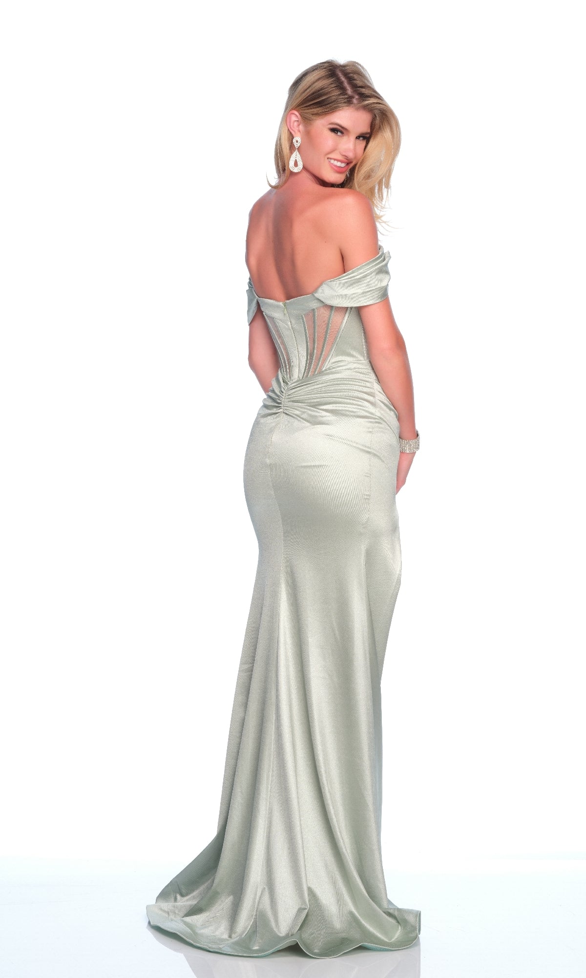 Long Prom Dress: Dave and Johnny 12186