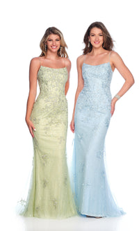 Lace Prom Dress: Dave & Johnny 12314