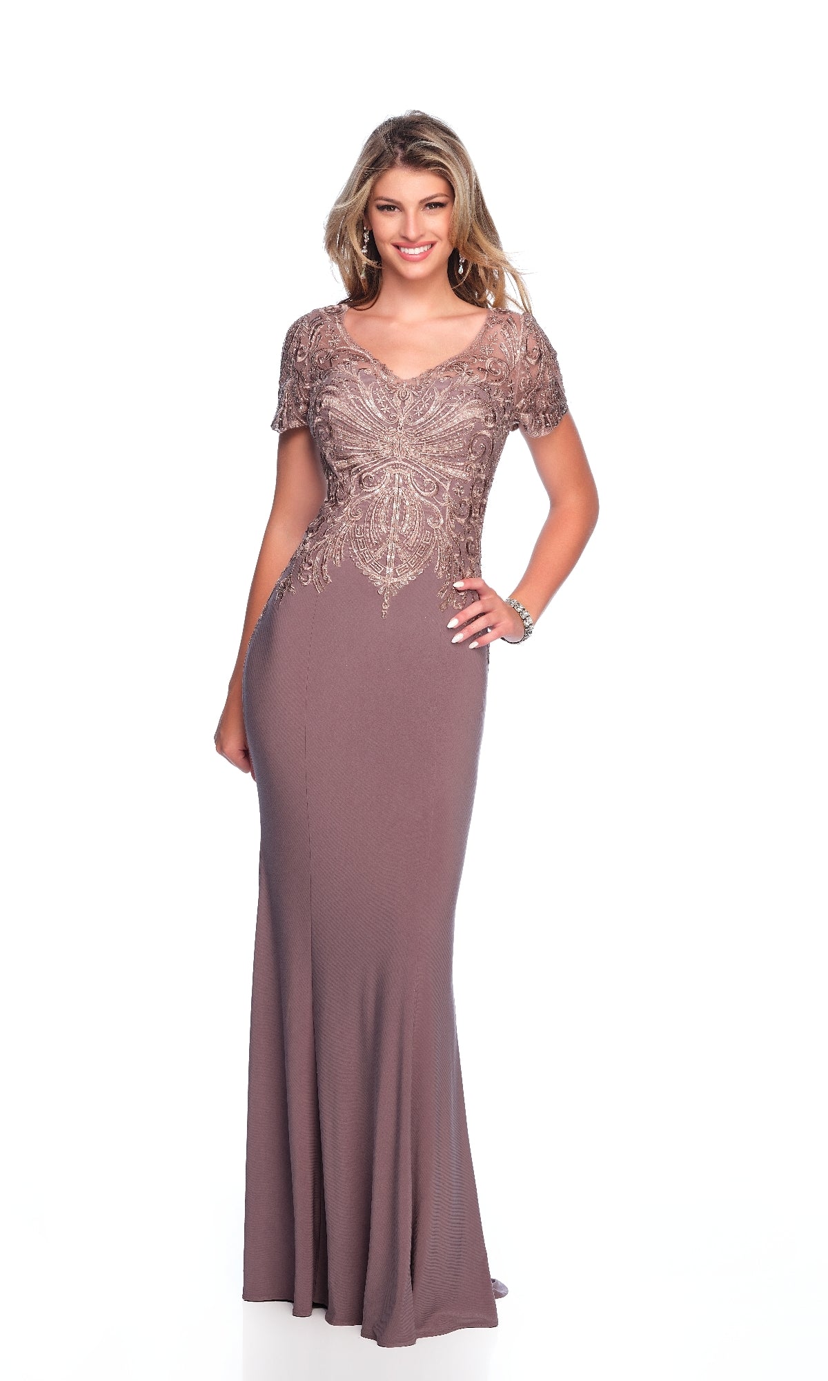 Long Formal Dress: Dave and Johnny 12321