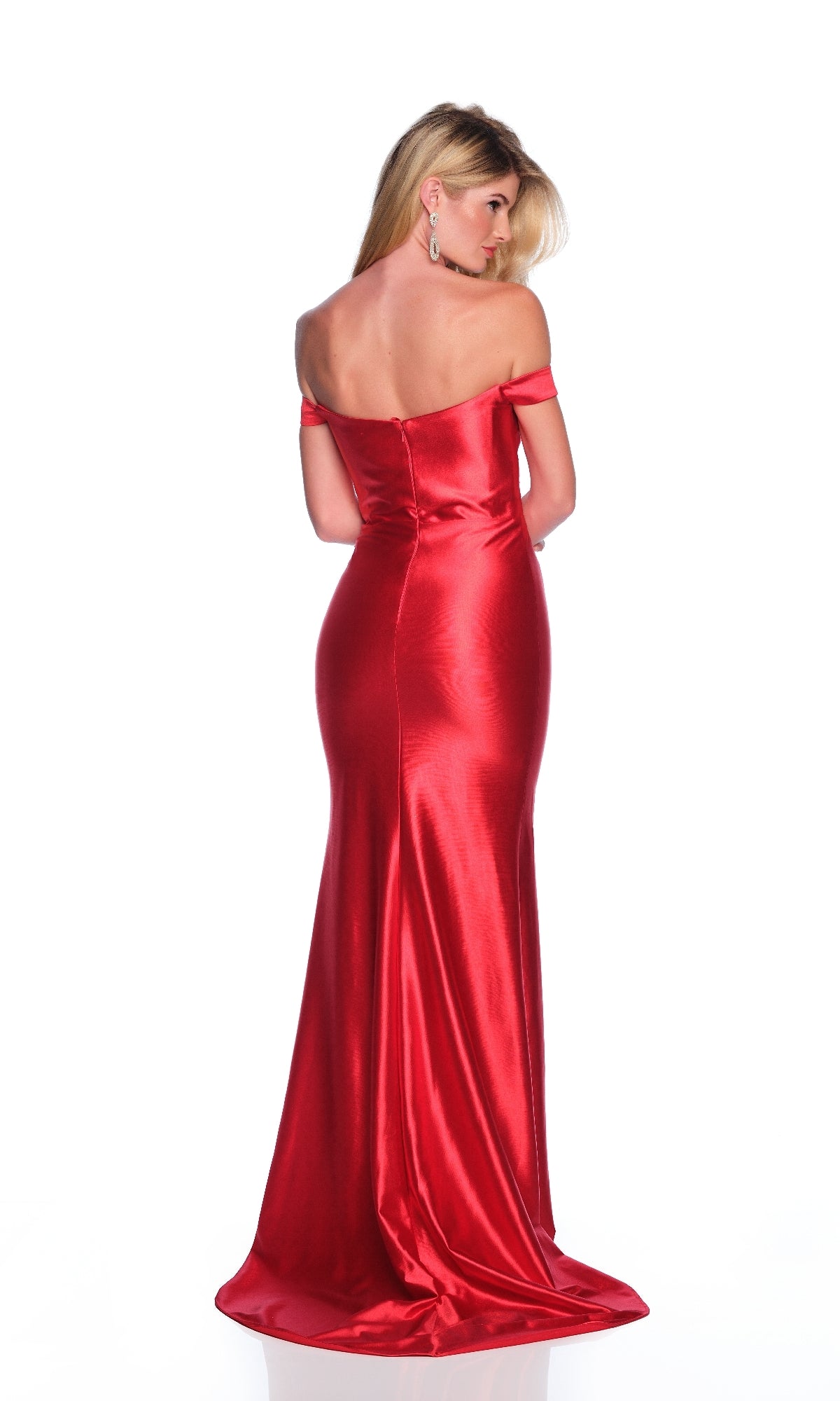 Red Long Prom Dress: Dave & Johnny 12322