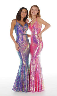 Long Sequin Prom Dress: Tiffany 12845