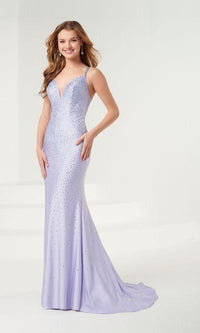 Long Sparkly Prom Dress: Tiffany 14090