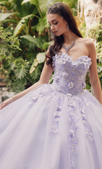 Juliet 1435 Strapless Ball Gown Quinceañera Dress